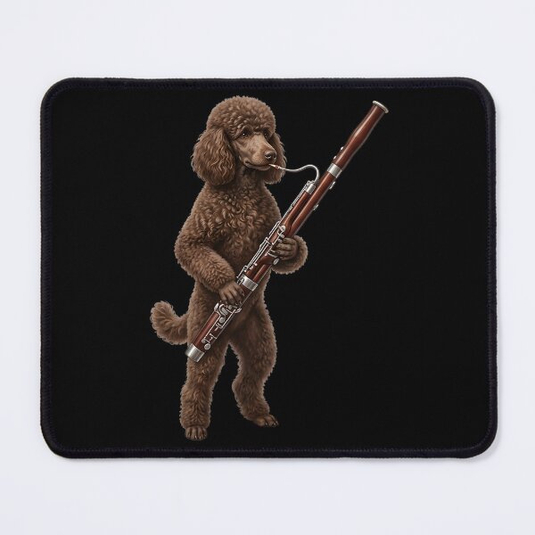 Item preview, Poodle Playing Bassoon Player Bassoonist Dog Lover designed and sold by TerryConnells.