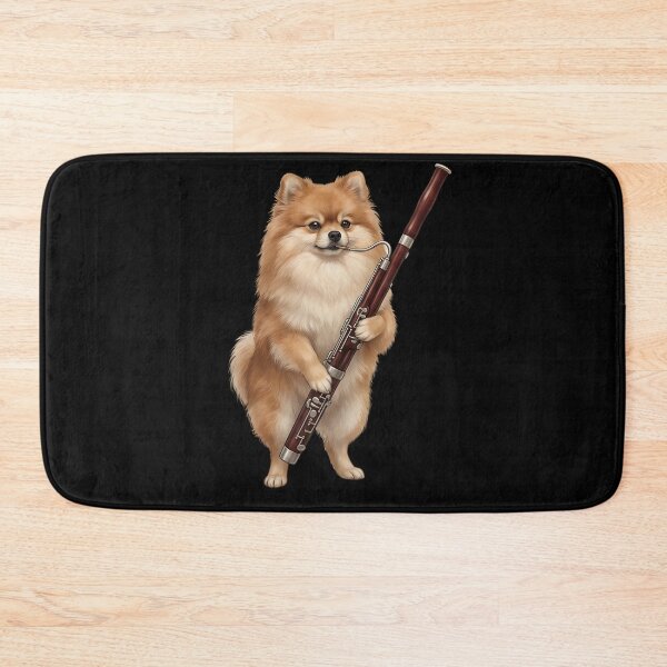 Item preview, Pomeranian Playing Bassoon Player Bassoonist Dog Lover designed and sold by TerryConnells.