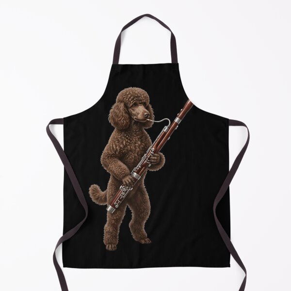 Item preview, Poodle Playing Bassoon Player Bassoonist Dog Lover designed and sold by TerryConnells.