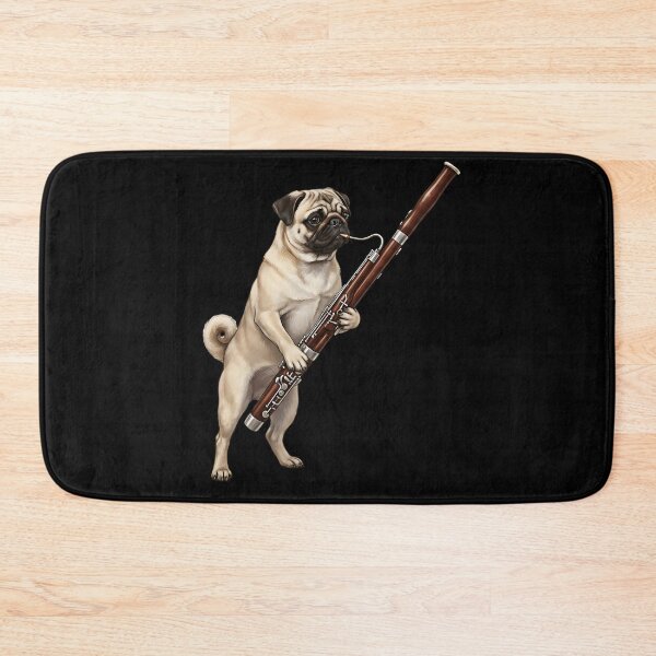 Item preview, Pug Playing Bassoon Player Bassoonist Dog Lover designed and sold by TerryConnells.