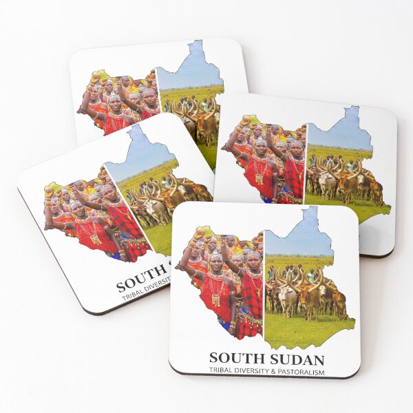 Item preview, South Sudan Map Tribal Diversity and Pastoralism Heritage Art designed and sold by AbulailArt.