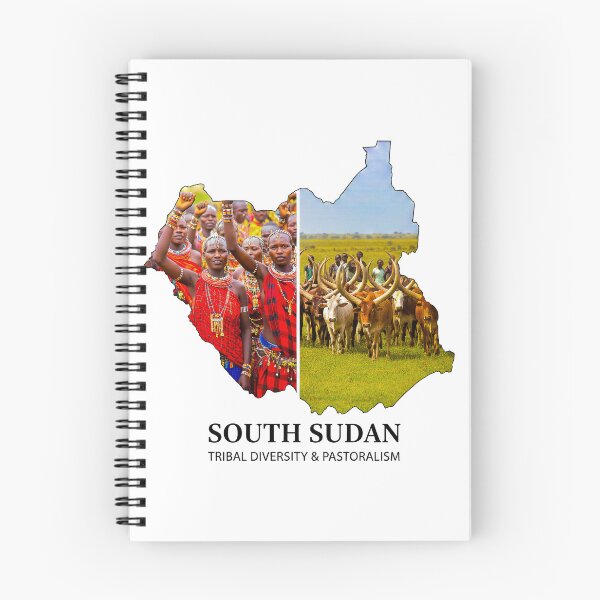 Item preview, South Sudan Map Tribal Diversity and Pastoralism Heritage Art designed and sold by AbulailArt.