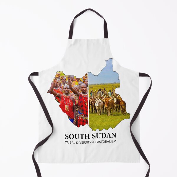 Item preview, South Sudan Map Tribal Diversity and Pastoralism Heritage Art designed and sold by AbulailArt.