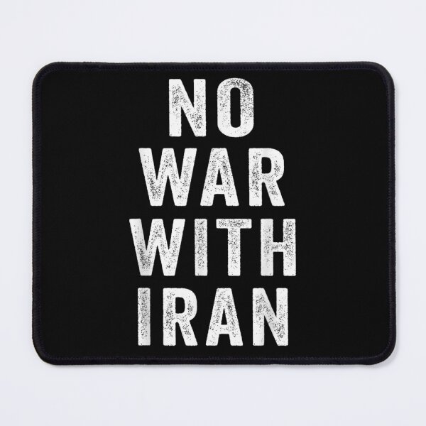 Item preview, No War With Iran Anti War Peace Activism Political Protest Minimalist designed and sold by EricCotanori.