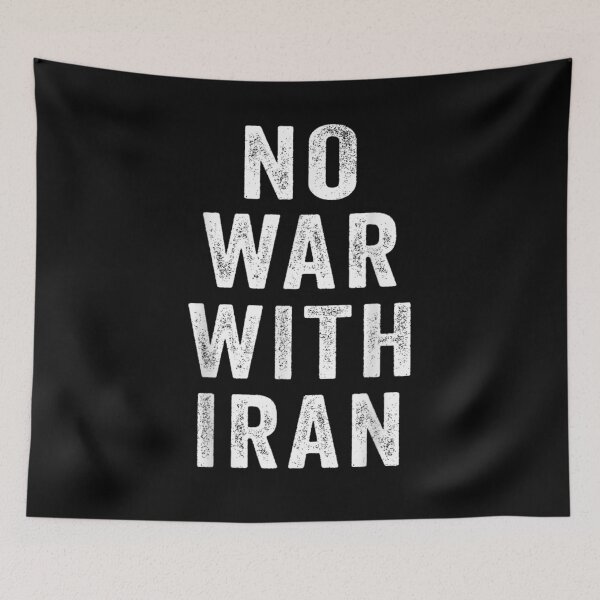 Item preview, No War With Iran Anti War Peace Activism Political Protest Minimalist designed and sold by EricCotanori.