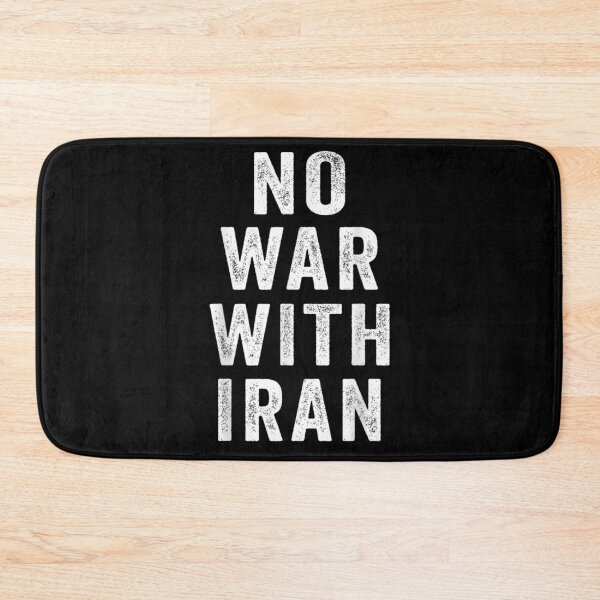 Item preview, No War With Iran Anti War Peace Activism Political Protest Minimalist designed and sold by EricCotanori.