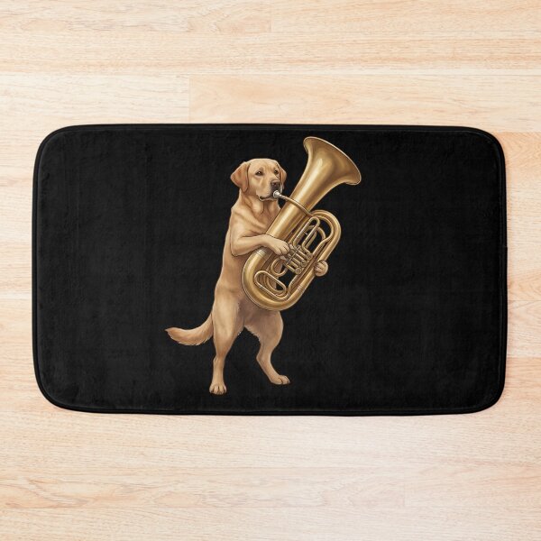 Item preview, Labrador Retriever Playing Tuba Player Tubaist Dog Lover designed and sold by DoodleTortle.