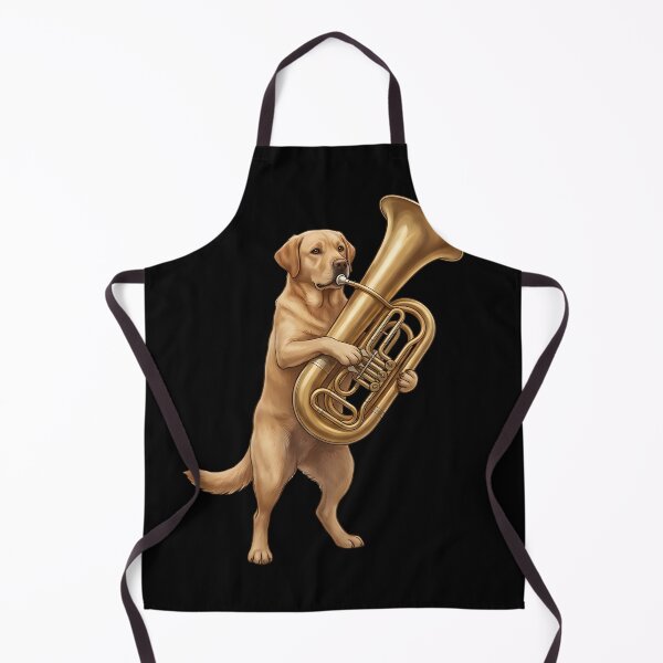 Item preview, Labrador Retriever Playing Tuba Player Tubaist Dog Lover designed and sold by DoodleTortle.