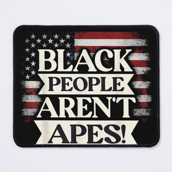 Item preview, Black People Aren't Apes Anti Racism Equality Civil Rights Human Rights designed and sold by EricCotanori.