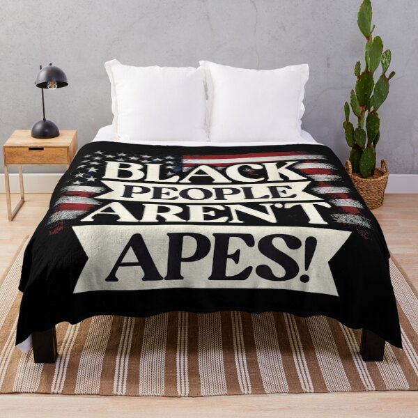 Item preview, Black People Aren't Apes Anti Racism Equality Civil Rights Human Rights designed and sold by EricCotanori.