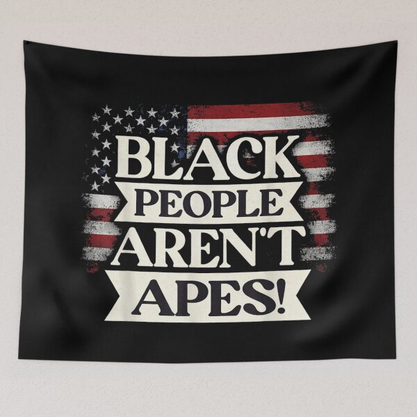 Item preview, Black People Aren't Apes Anti Racism Equality Civil Rights Human Rights designed and sold by EricCotanori.