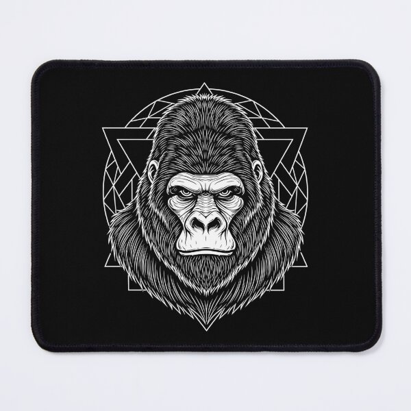 Item preview, Geometric Gorilla Silverback – Powerful Sacred Geometry Tattoo Design designed and sold by Fuechse.