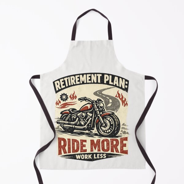 Item preview, Retirement Plan: Ride More Work Less Motorcycle Biker Retiree designed and sold by Pawsome Quotes.