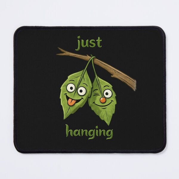 Item preview, Funny Just Hanging Cartoon Leaves designed and sold by madebysiwa.