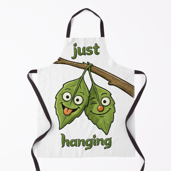Item preview, Funny Just Hanging Cartoon Leaves designed and sold by madebysiwa.