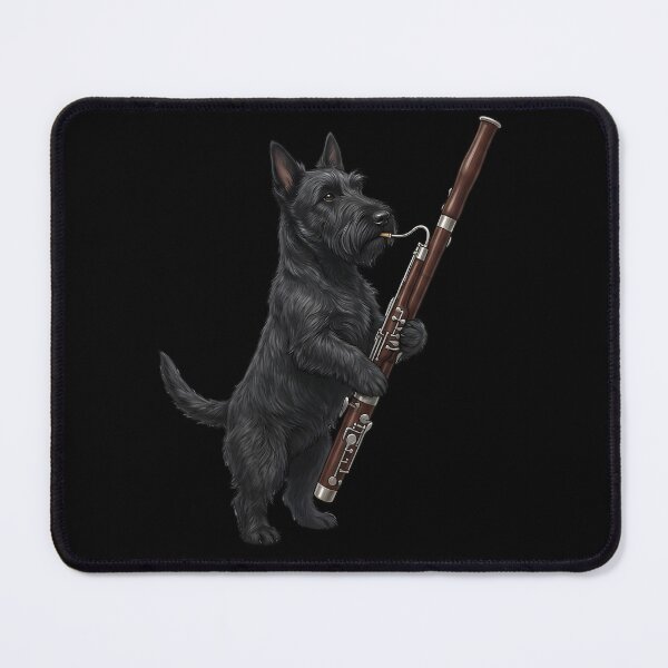 Item preview, Scottish Terrier Playing Bassoon Player Bassoonist Dog Lover designed and sold by TerryConnells.