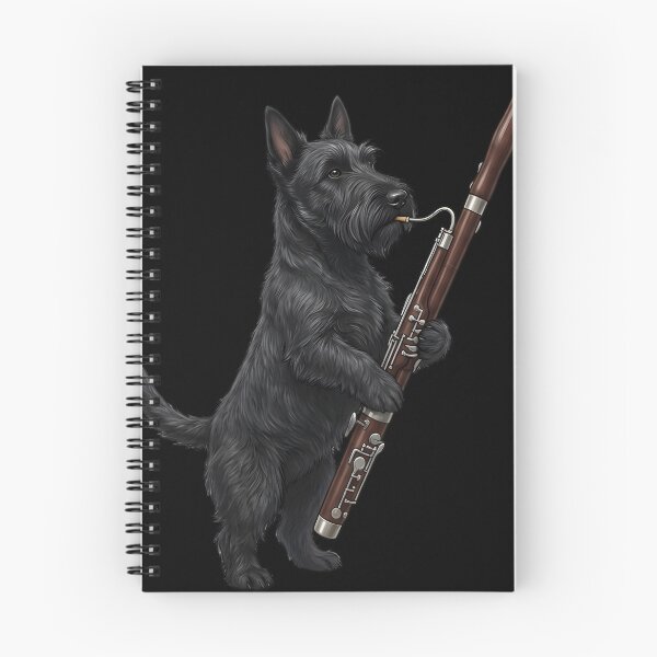 Item preview, Scottish Terrier Playing Bassoon Player Bassoonist Dog Lover designed and sold by TerryConnells.
