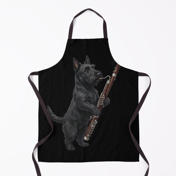 Item preview, Scottish Terrier Playing Bassoon Player Bassoonist Dog Lover designed and sold by TerryConnells.