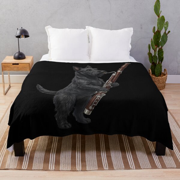 Item preview, Scottish Terrier Playing Bassoon Player Bassoonist Dog Lover designed and sold by TerryConnells.