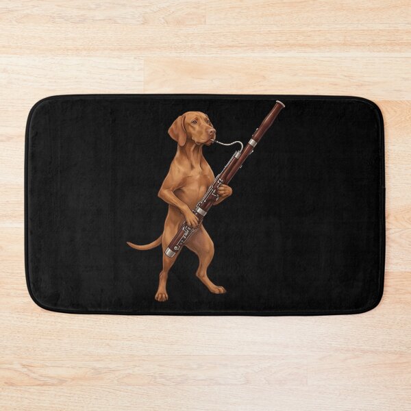 Item preview, Vizsla Playing Bassoon Player Bassoonist Dog Lover designed and sold by TerryConnells.