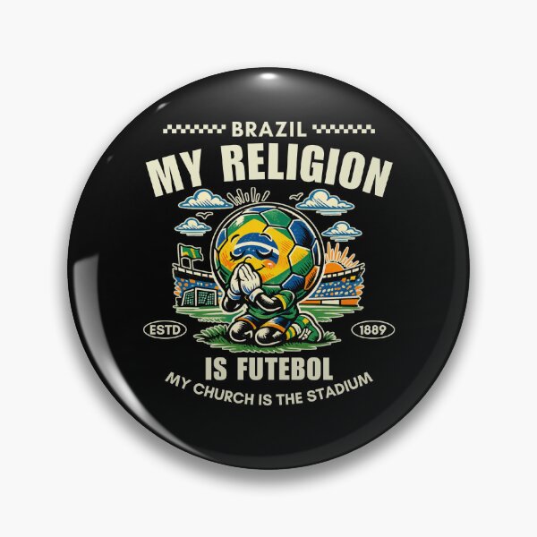 Item preview, My religion is futebol designed and sold by Peerless-Prime.