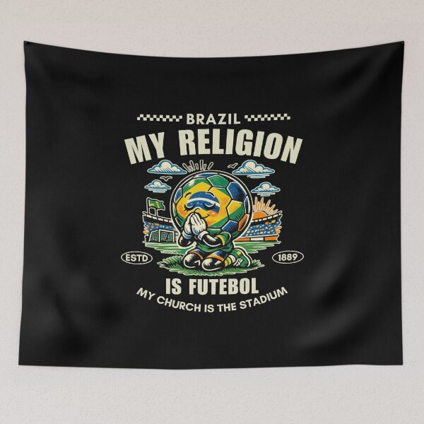 Item preview, My religion is futebol designed and sold by Peerless-Prime.