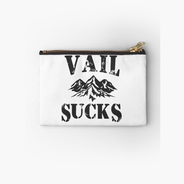 Item preview, Vail Sucks Retro Mountain Badge – Ski Humor Graphic design designed and sold by MystiColo.