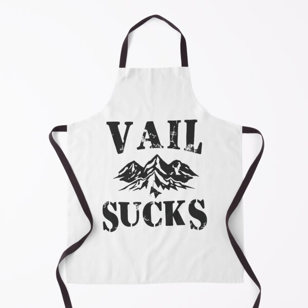Item preview, Vail Sucks Retro Mountain Badge – Ski Humor Graphic design designed and sold by MystiColo.