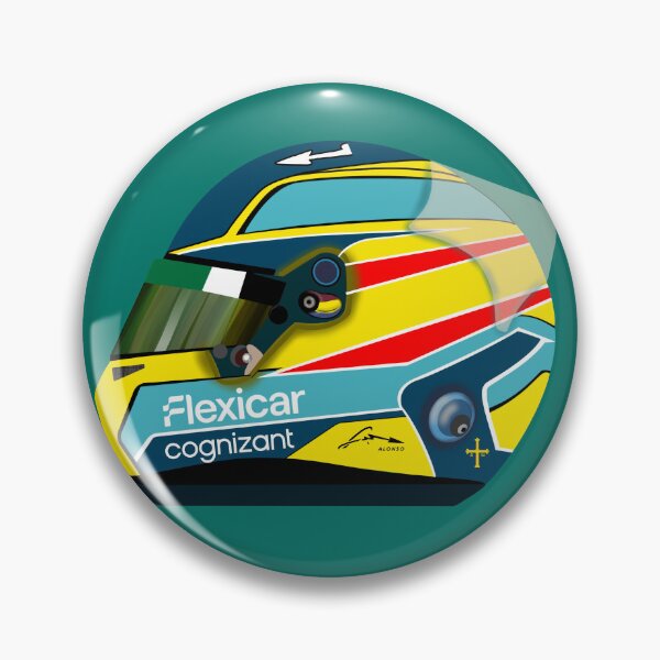 Item preview, Fernando Alonso F1 Helmet 2026 Aston Martin  designed and sold by Pink Polar F1.