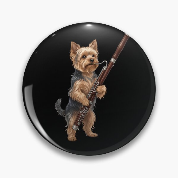 Item preview, Yorkshire Terrier Playing Bassoon Player Bassoonist Dog Lover designed and sold by TerryConnells.