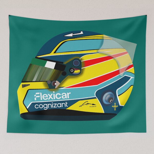 Item preview, Fernando Alonso F1 Helmet 2026 Aston Martin  designed and sold by Pink Polar F1.