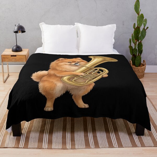Item preview, Pomeranian Playing Tuba Player Tubaist Dog Lover designed and sold by DoodleTortle.