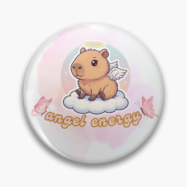 Item preview, Cute Angel Capybara designed and sold by DreamGraphicDG.