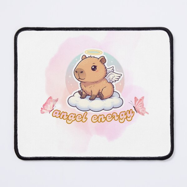 Item preview, Cute Angel Capybara designed and sold by DreamGraphicDG.