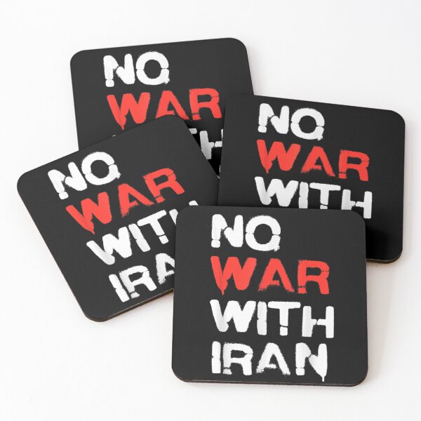 Item preview, No War With Iran Stencil Graffiti Street Art Anti War Protest designed and sold by LakenDraphil.