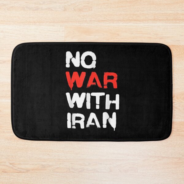 Item preview, No War With Iran Stencil Graffiti Street Art Anti War Protest designed and sold by LakenDraphil.