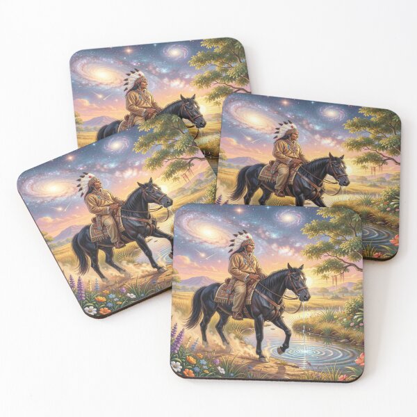 Item preview, Spirit and Cosmic Rider – Between Earthlight and Universe Dreams designed and sold by FotoworldEdel.
