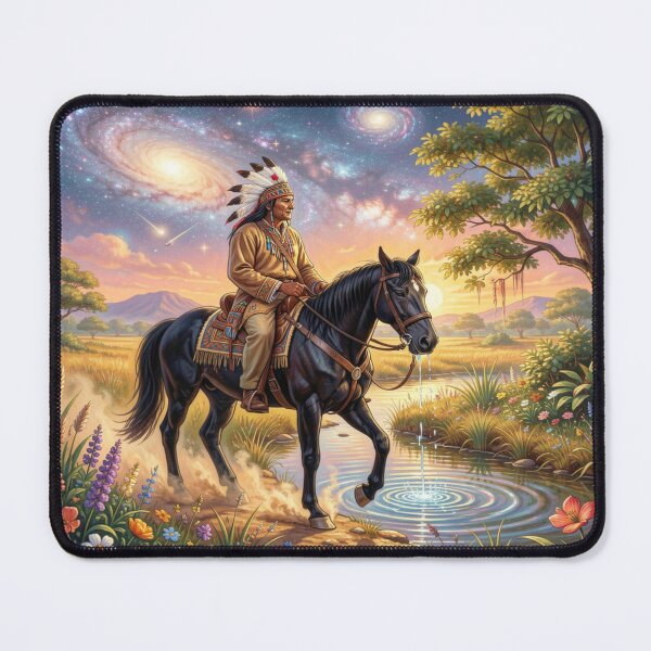 Item preview, Spirit and Cosmic Rider – Between Earthlight and Universe Dreams designed and sold by FotoworldEdel.