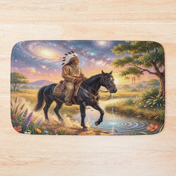 Item preview, Spirit and Cosmic Rider – Between Earthlight and Universe Dreams designed and sold by FotoworldEdel.