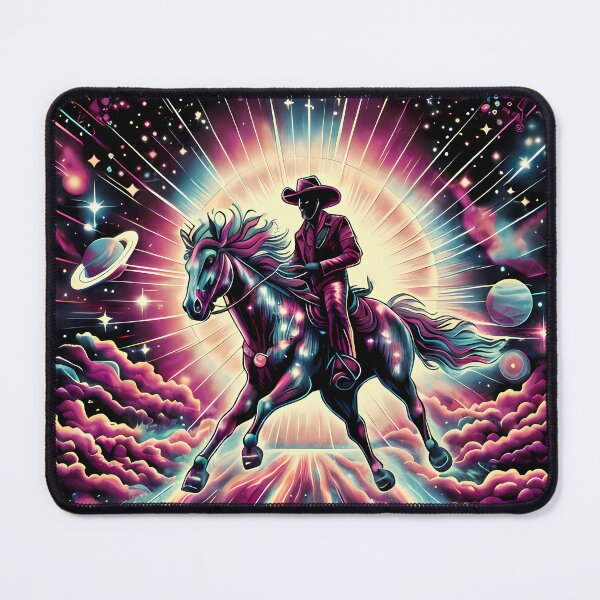 Item preview, Galactic Odyssey - Cosmic Cowboy designed and sold by Art-Arcade6.