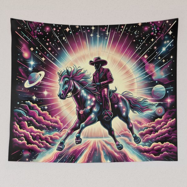Item preview, Galactic Odyssey - Cosmic Cowboy designed and sold by Art-Arcade6.