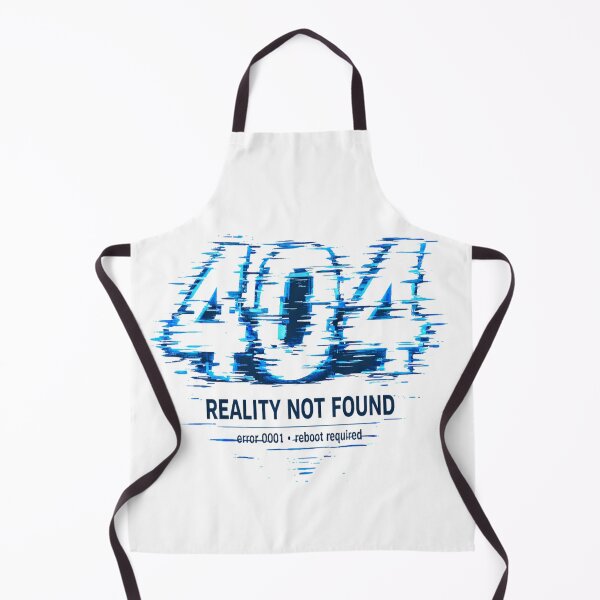 Item preview, 404 Reality Not Found – Glitch Aesthetic Cyber Meme  designed and sold by NAJURE.