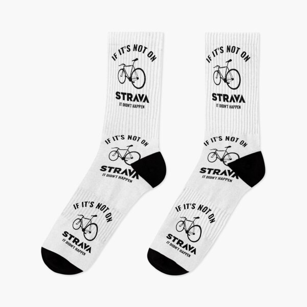 Item preview, If It’s Not On Strava It Didn’t Happen Funny Cycling Quote Design designed and sold by BMLprint ⭐⭐⭐⭐⭐.