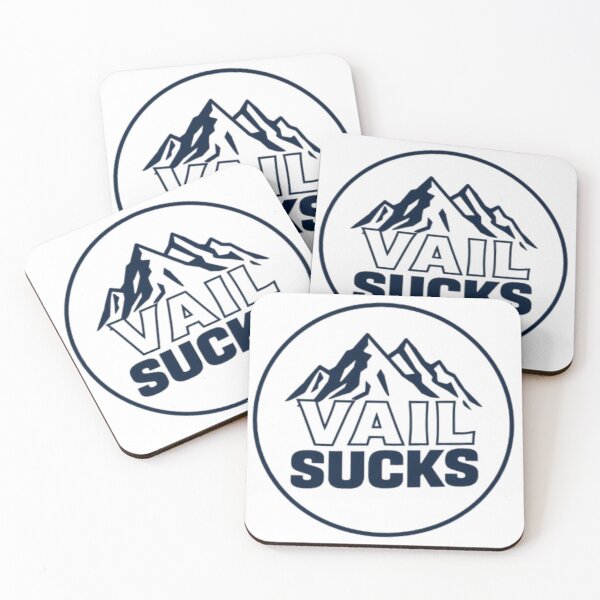 Item preview, Vail Sucks Bold Alpine Graphic  – Funny Snowboarding design designed and sold by MystiColo.