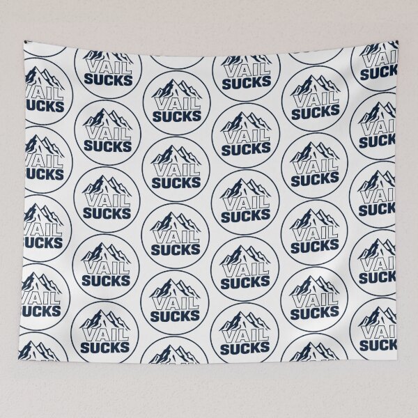 Item preview, Vail Sucks Bold Alpine Graphic  – Funny Snowboarding design designed and sold by MystiColo.