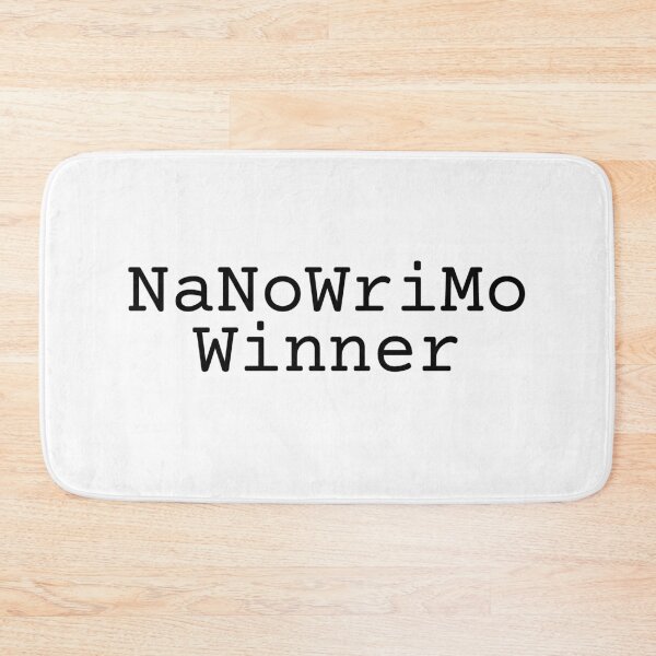 Item preview, NaNoWriMo Winner (black text) designed and sold by EpicEndeavours.
