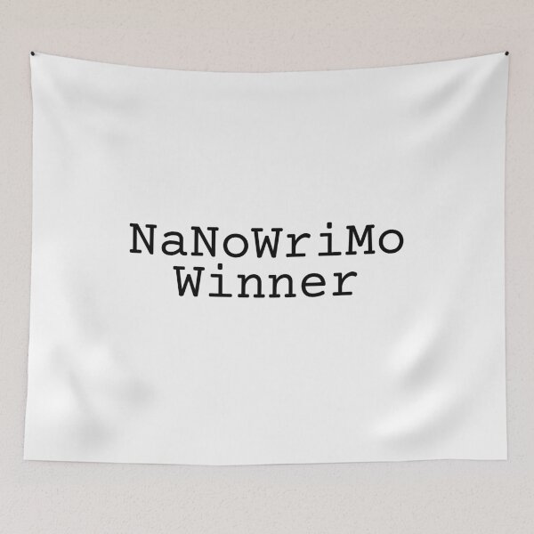 Item preview, NaNoWriMo Winner (black text) designed and sold by EpicEndeavours.