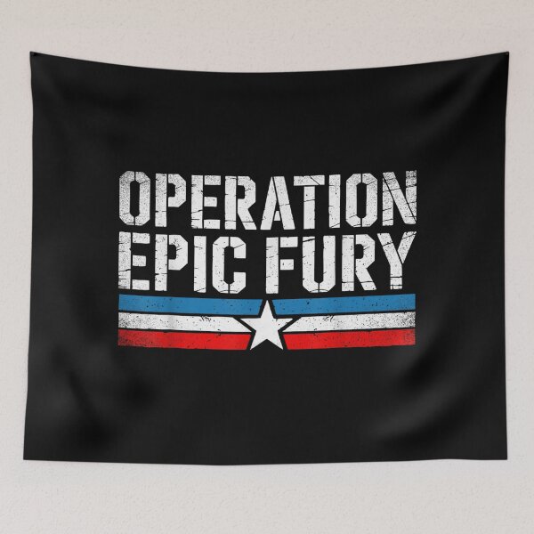 Item preview, Operation Epic Fury Military Tactical Aesthetic Patriot Combat Style Soldier Art designed and sold by LakenDraphil.