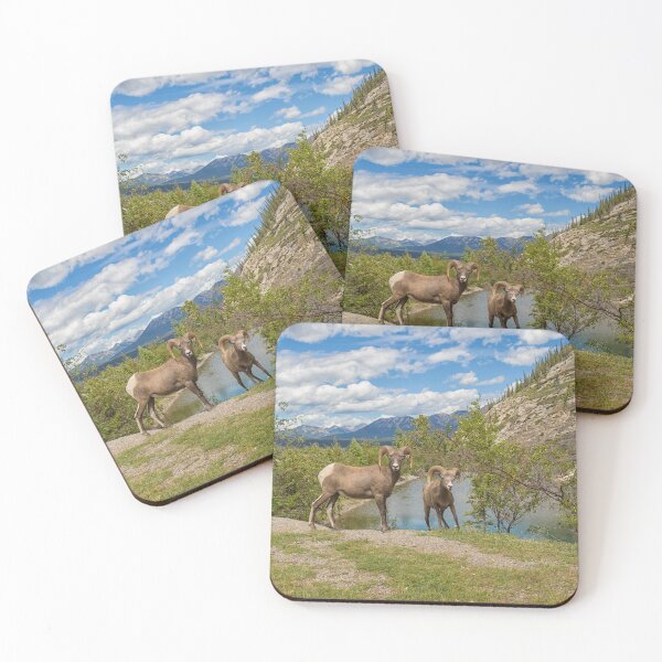 Item preview, Bighorn sheep in the Rocky Mountains designed and sold by Photopat.