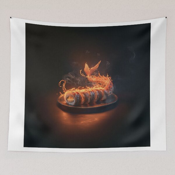 Item preview, Fire Dragon Sushi Roll Rising designed and sold by Christian Weiss.